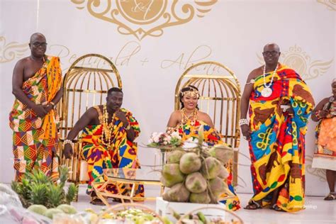 you need to see the rich culture of this ghanaian couple at their trad in 2020 ghanaian