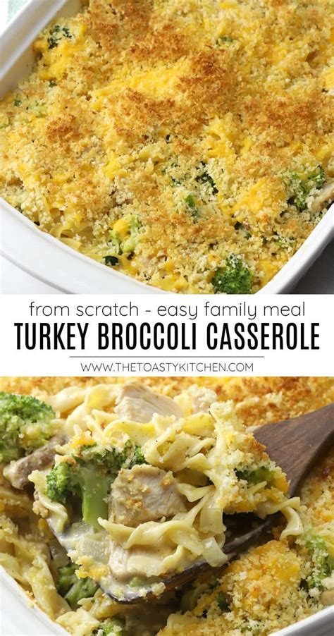 Turkey Broccoli Casserole Recipe By The Toasty Kitchen Turkey Broccoli