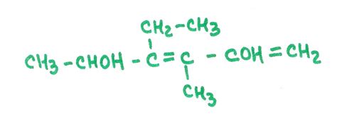 The Chemical Formula For Ch3 Cho2 Is Shown In Green Ink On A White