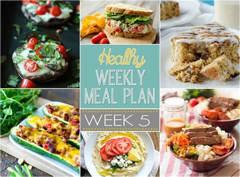 Healthy Weekly Meal Plan 5 Yummy Healthy Easy