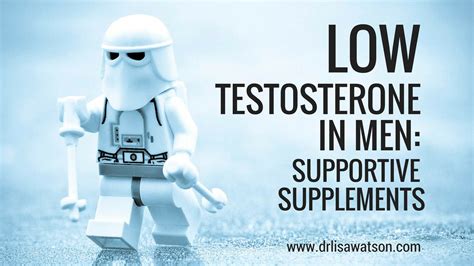 Low Testosterone In Men Supportive Supplements Dr Lisa Watson