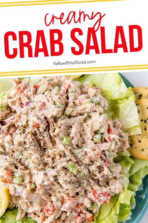 Easy Crab Salad Recipe Yellow Bliss Road