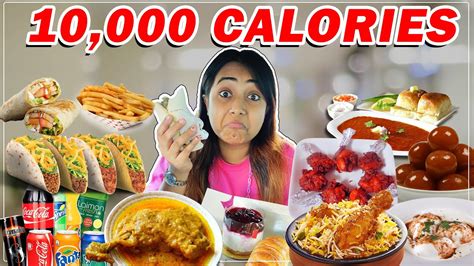 Eating 10000 Calories In 24 Hours🤪 Food Challenge Gone Wrong Youtube