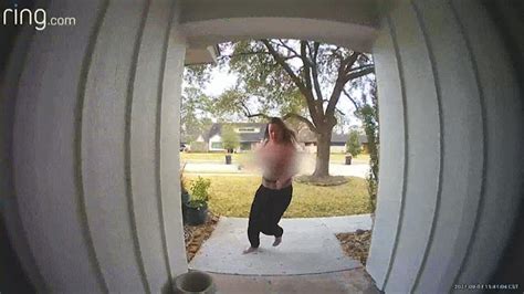 Caught On Camera Topless Woman Steals Package Off Doorstep Of Houston Home Youtube