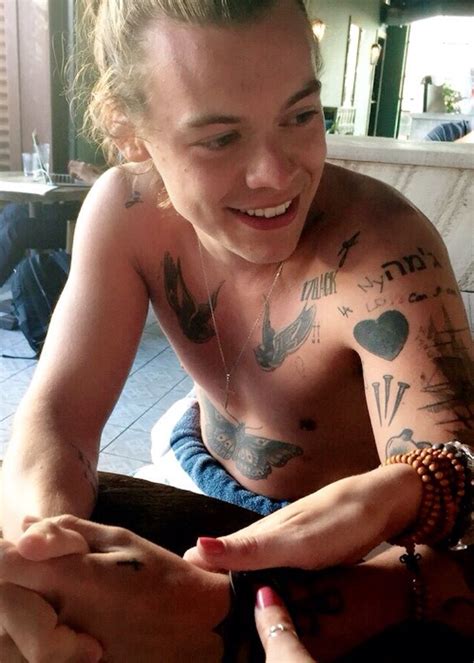Do you know how many tattoos harry styles has on his body? Harry Styles' Broken Heart Tattoo: Who Inspired The 1Der's ...