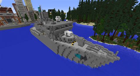 Navy Cruiser Minecraft Map