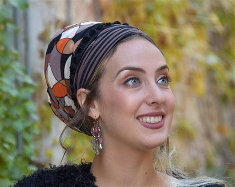 sixties return headscarf tichel hair snood head scarf head covering jewish headcovering