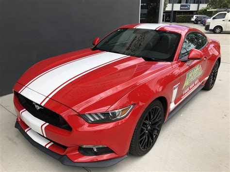 Auzzie Mustang Racing Stripes Sunshine Coast Qld Linehouse Graphics