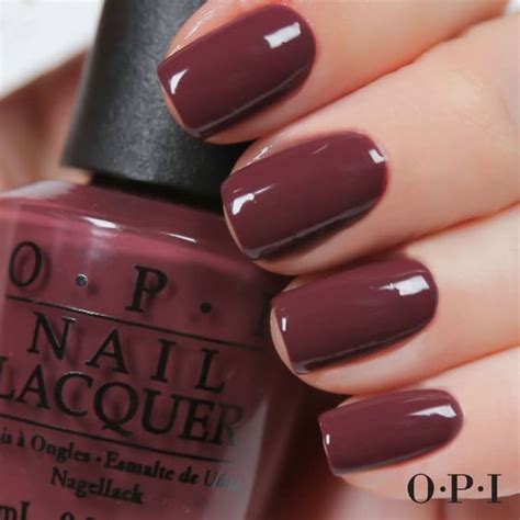 Opi Scores A Goal This Maroon Nail Color Would Be Hot For Fall