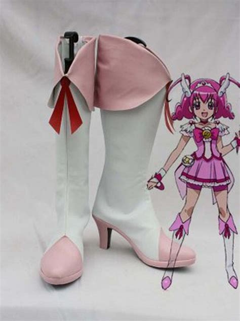 Smile Pretty Cure Hoshizora Miyuki Cure Happy Cosplay Boots Shoes Anime