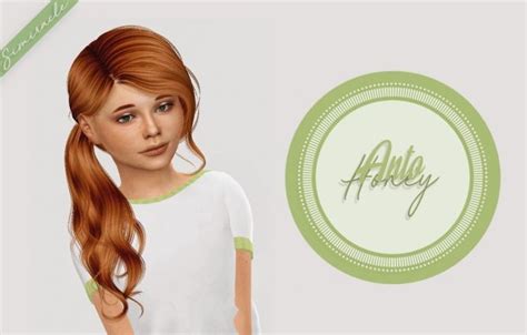 Anto Honey Hair Kids Version At Simiracle • Sims 4 Updates Toddler