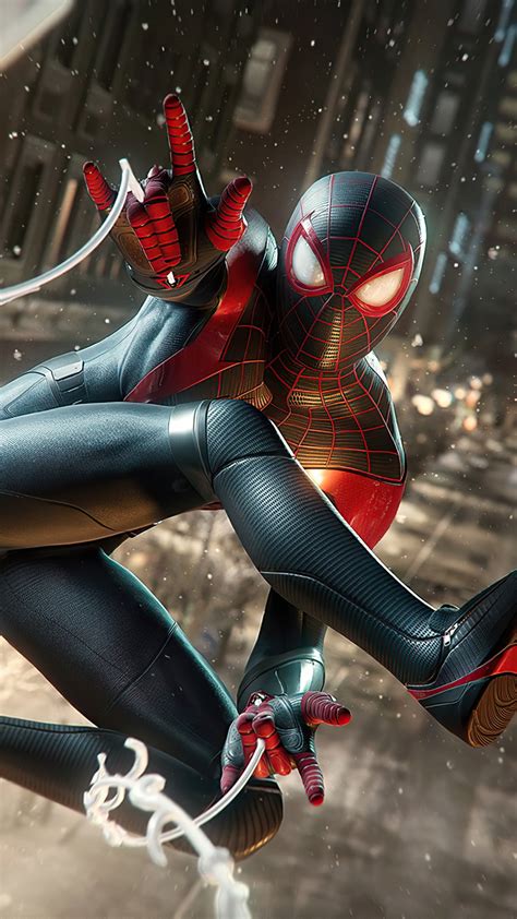 2160x3840 4K Marvels Spiderman Miles Morales 2020 Sony ...