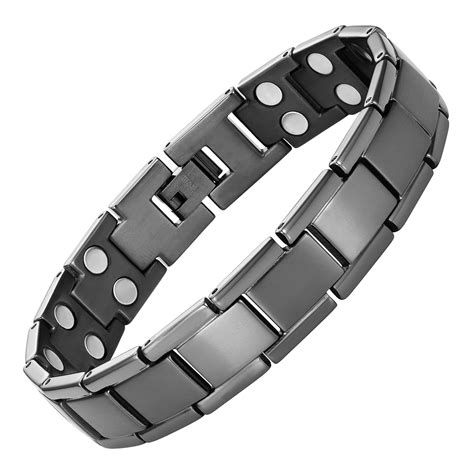Double Strength Titanium Magnetic Therapy Bracelet For Arthritis Pain