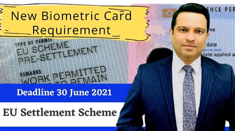 Requirement Of Biometric Card Under Eu Settlement Scheme Deadline To