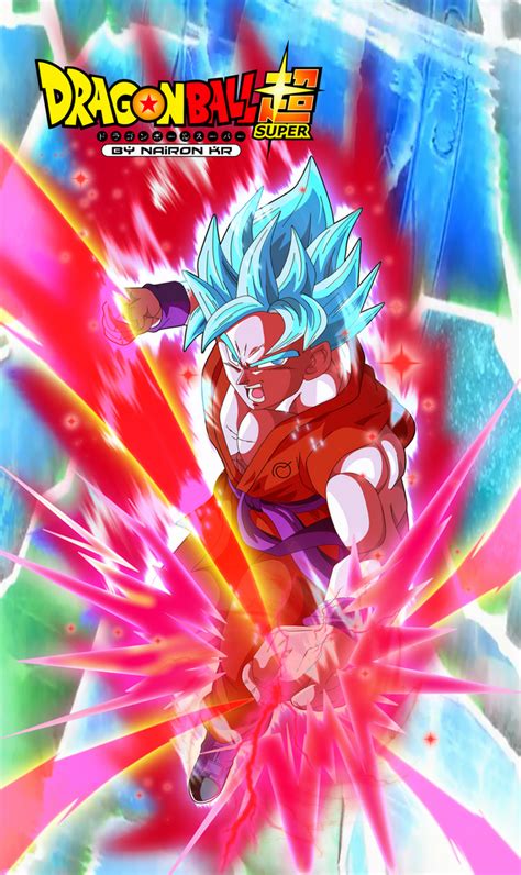Goku Super Saiyan Blue Kaio Ken X10 By Naironkr On Deviantart