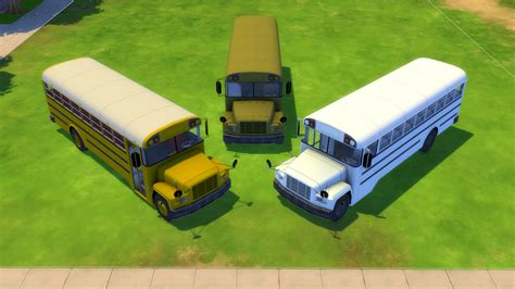 Sims 4 School Bus Cc