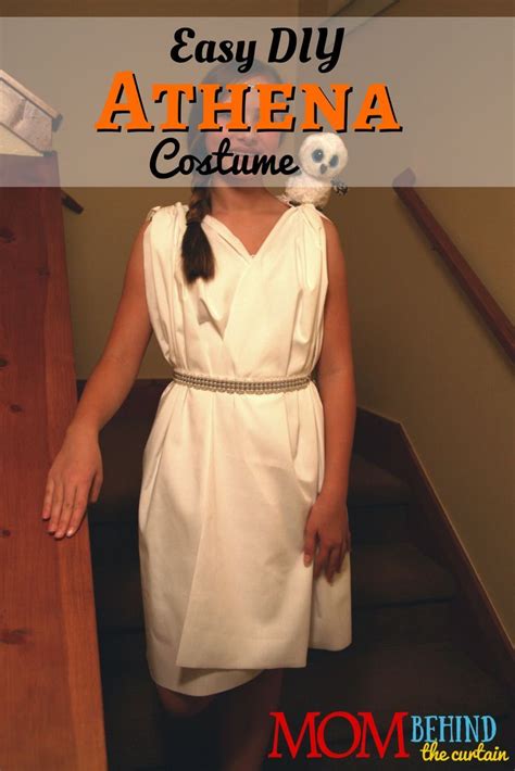 Instructions For This Super Easy Athena Costume Greek Goddess Costume