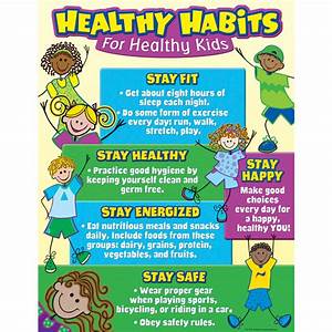 Healthy Habits For Healthy Kids Chart Tcr7736 Teacher Created Resources