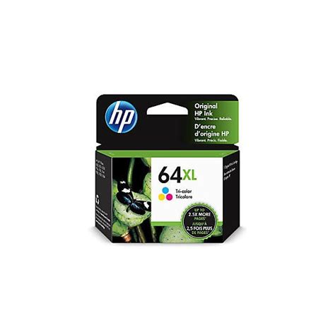 Genuine Hp 64xl N9j91an Tri Color High Yield Ink Cartridge By Hp