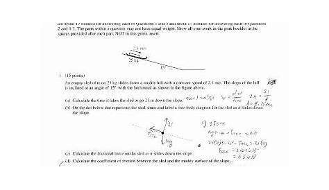 50 Calculating Force Worksheet Answers