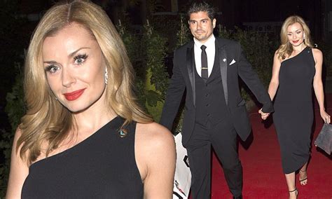 katherine jenkins in black dress joined by husband andrew levitas for gala in london daily