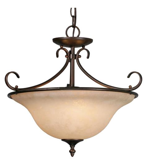 112m consumers helped this year. Golden Rubbed Bronze Three Light Convertible Bowl Pendant ...