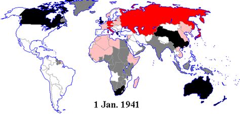 Map Alliances Of World War Ii