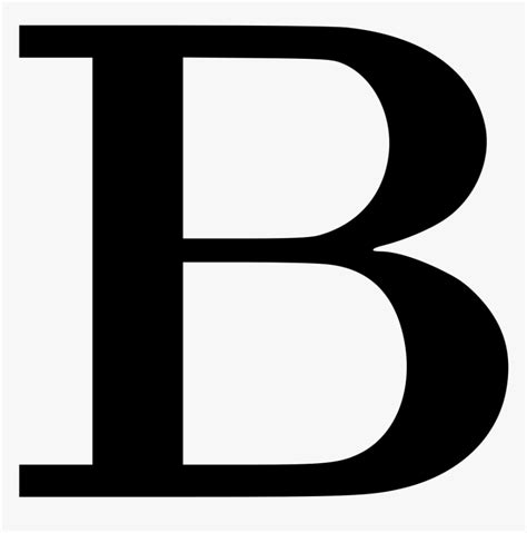 I want to make exc. Letter Clipart Alphabet - Letter B In Black And White, HD ...