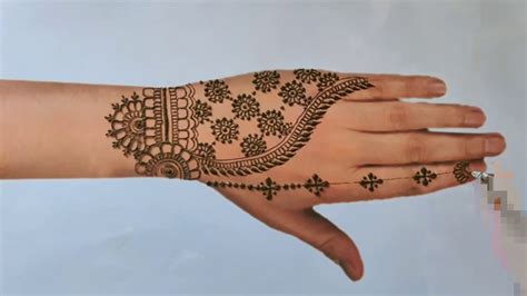 Beautiful Mehndi Designs For Festive Season Back Hand Henna Youtube