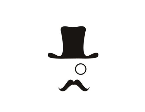 Mysoti Sachie63 Monocle Mustache Top Hat Tees