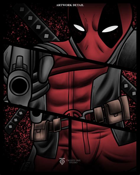 Deadpool Commission Artwork By Twenty One Studio On Dribbble