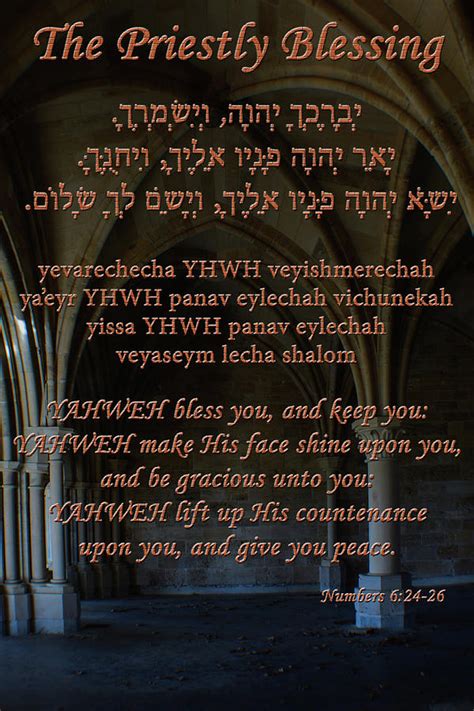 The Aaronic Blessing Photograph By Tikvahs Hope