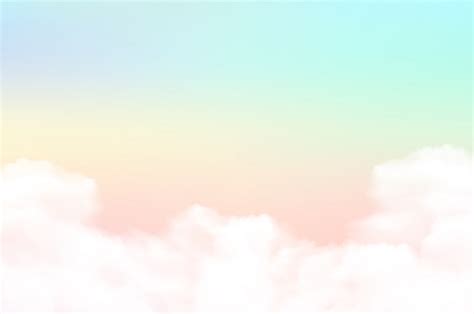 Premium Vector Cloud Background With A Pastel Colour