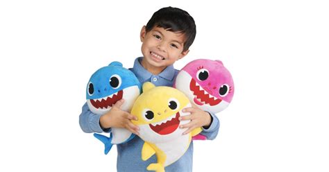 Baby Shark 10 Plush Shark Pack Baby Mommy Daddy Shark Fun Sized