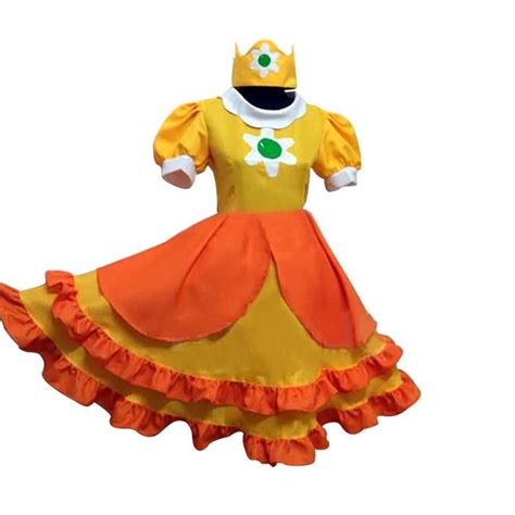Princess Peach Costume Princess Daisy Costume Dresses Inspired Tutu Dress Birthday Outfit