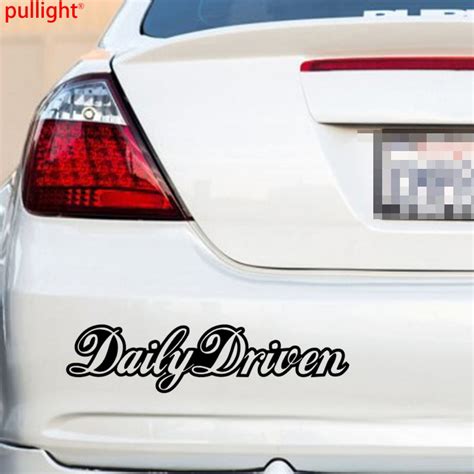 funny daily driven jdm decal sticker car truck window in car stickers from automobiles