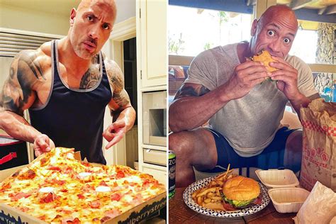 Dwayne The Rock Johnson Reveals Massive Cheat Meal Including Three