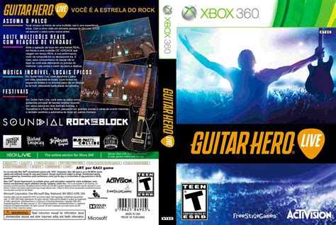 Tudo Gtba Guitar Hero Live 2015 Ntsc Cover And Label Game Xbox 360