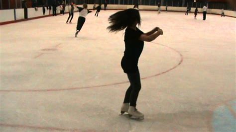 Figure Skating 2 Foot Spin Youtube