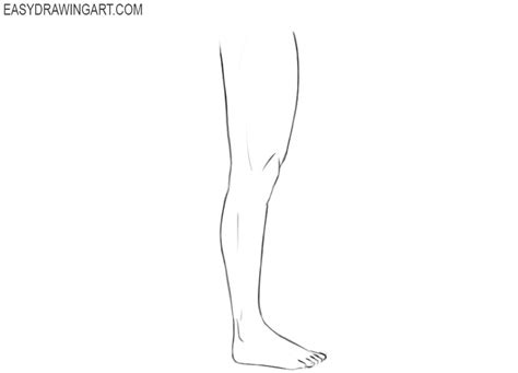 How To Draw Legs Easy Drawing Art