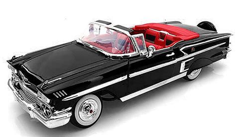 Motormax 118 1958 Chevy Impala Black Hobbies N Games
