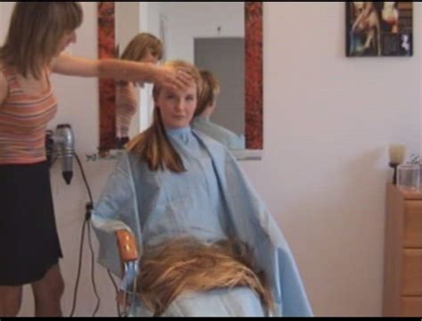 Systematically Removing All The Long Locks From Her Head Schneider