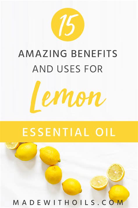 Lemon Essential Oil Benefits Uses And Best Company To Buy From Lemon