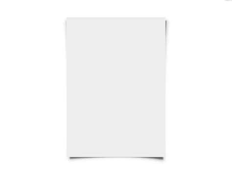White Paper Blank Page Clip Art Library