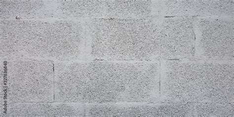 Grey Brick Cinder Block Wall Background Concrete Tile Cladding Seamless