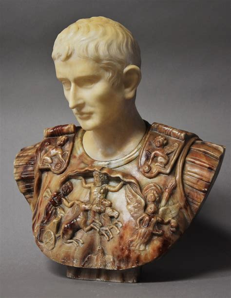 Marble Bust Of Roman Emperor In Sold Archive