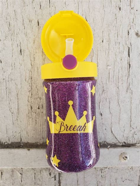 Personalized Sippy Cup Glitter Sippy Cup Stainless Sippy Etsy