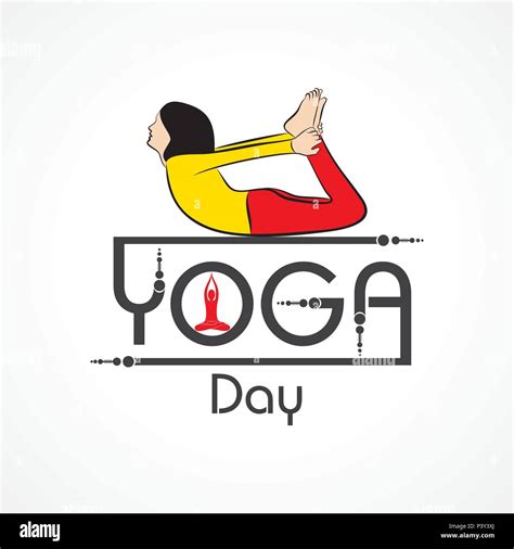 Illustration Of Woman Doing YOGASAN For International Yoga Day On 21st