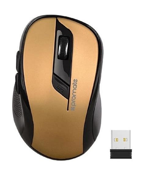 Promate Clix 7 Wireless Optical Mouse Gold Price In Kuwait Xcite