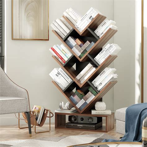 Buy Arts Wishtree Bookshelf 5 Shelf Floor Standing Bookcase Free